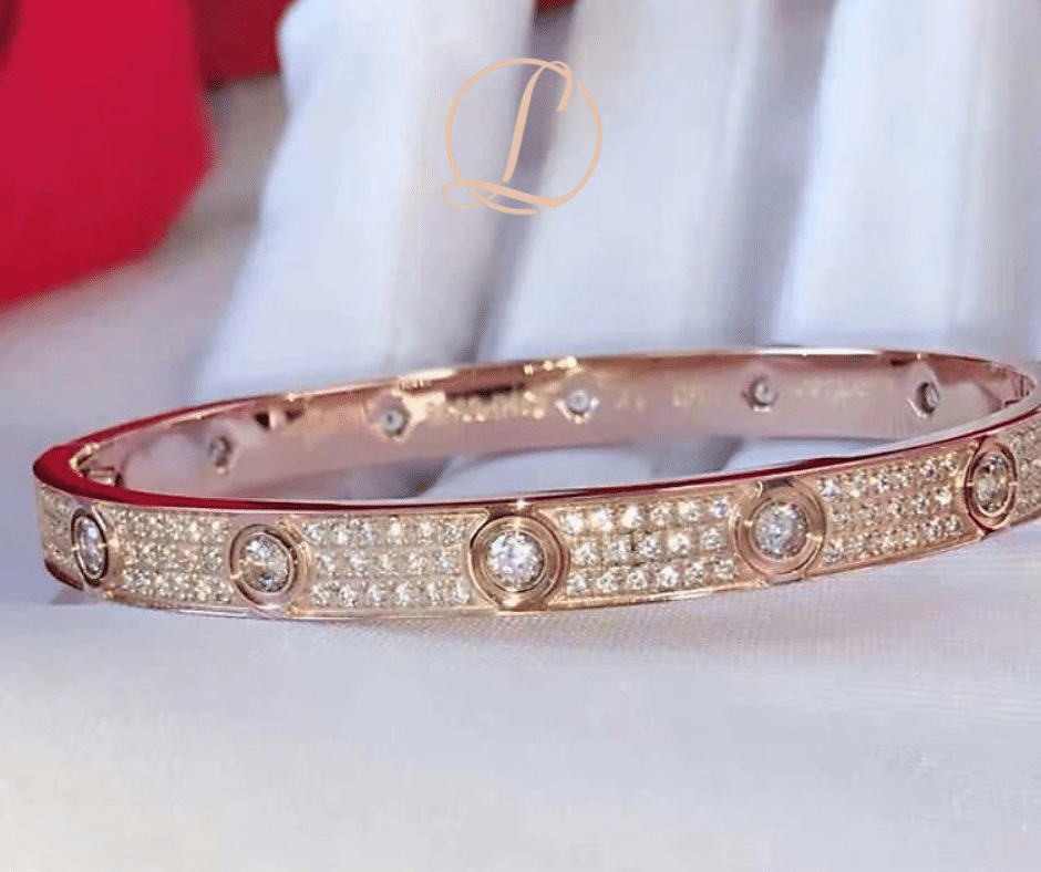 ELUX - Bracelet Love Serti F01-AS